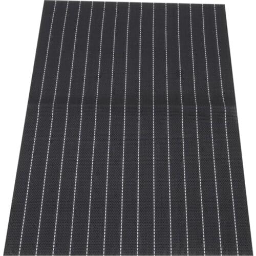 Black/White Striped Placemats Kitchen Background Tablecloth Waterproof Non-slip High Temperature Heat Insulation Table Mats