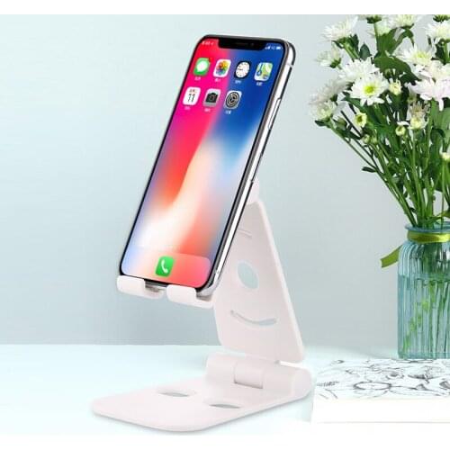 Foldable Phone Holder Office Desktop Phone Stand 270 Degrees Adjustable Non-slip Phone Mount DQ-Drop