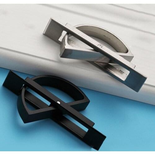 Tatami Hidden Door Handles Zinc Alloy Recessed Flush Pull Cover Floor Cabinet Handle Bright Chrome Dark Furniture Hardware