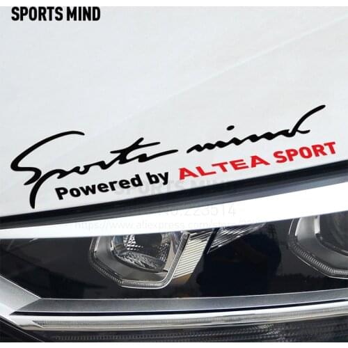 Sports Mind On Car Lamp Eyebrow Vinyl Drift Racing Fatlace Illmotion Car Sticker car styling For Seat Altea xl Car Accessories