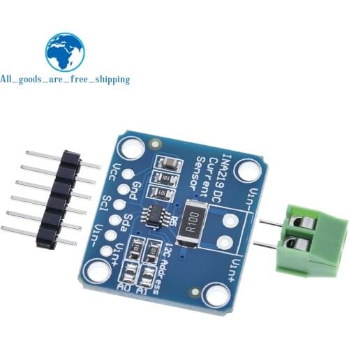 TZT INA219 I2C Zero Drift Bi-directional Current Power Supply Sensor Breakout Monitoring Module