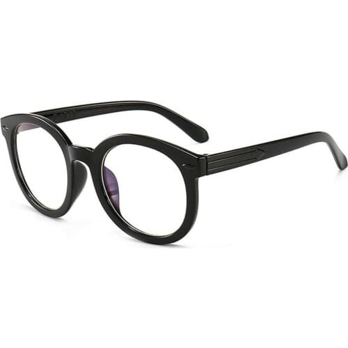 High Quality Chic Anti Blue Light Protection Women Glasses Round Wrap Frame Fashion Square Irregular Flat Mirror Sunglasses