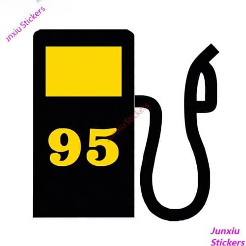 12x12cm Gasoline Petrol Ai-95 Colorful Car Stickers and Decorative Funny Fuel Tank Cap Bumper Trunk Laptop Exterior Decoration