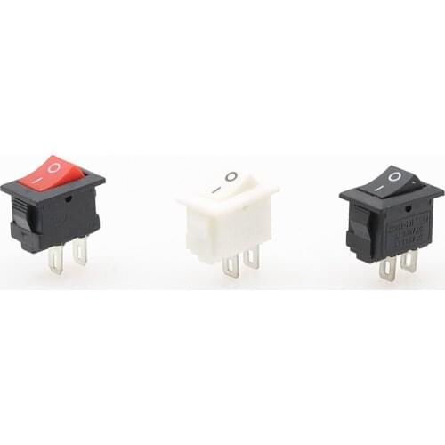 10pcs/lot 10*15mm SPST 2PIN ON/OFF G130 Rocker Switch 3A/250V Car Dash Dashboard Truck RV ATV Home