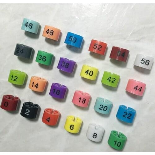 100pcs Plastic Numbers Clothes Hanger Size Marker Garment Labels Size Marker Tags Blank Retail Wholesale