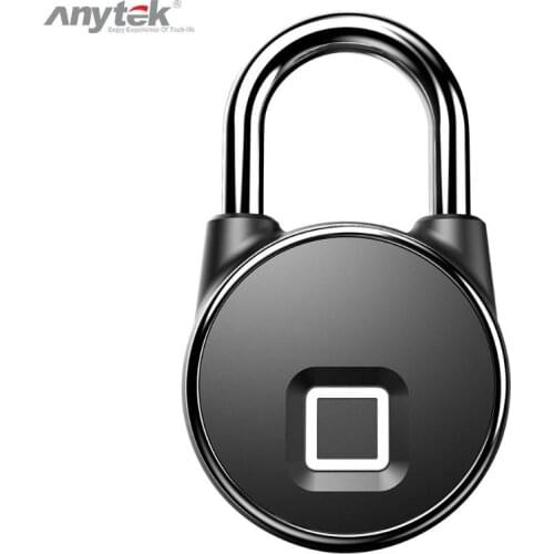 Anytek P22 Fingerprint Lock Smart Lock Home Luggage Warehouse Door Waterproof Super Long Standby Electronic Padlock