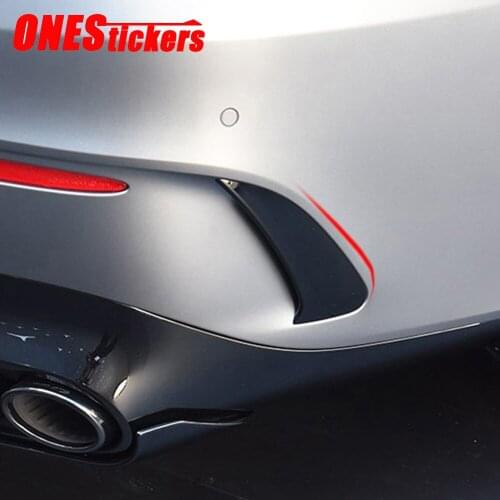 Car Accessories Rear Bumper Fender Cover Trim For Mercedes Benz CLA Class C118 CLA180 CLA200 CLA220 CLA250 CLA45 For AMG 2020