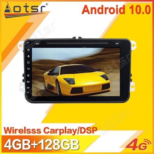 Android Car Multimedia Stereo Player For VW Volkswagen Golf Polo Tiguan Passat B7 B6 Leon Tape Radio Recorder GPS Navi Head Unit