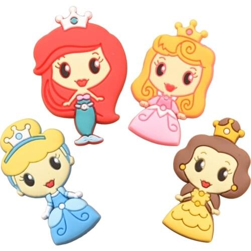 36PCS Slime Princess Charms for HairBows Center Barrette Bows Accessories Flat Back Supplies Accessories Boutique Head wrap