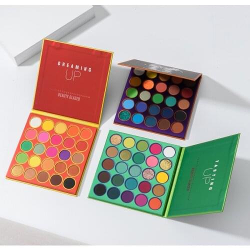 Beauty Glazed 25 Color Eye Shadow Make Up Palette Matte Pearlescent Highlight Eyeshadow Minarels Metallic Eyes Cosmetic TSLM1