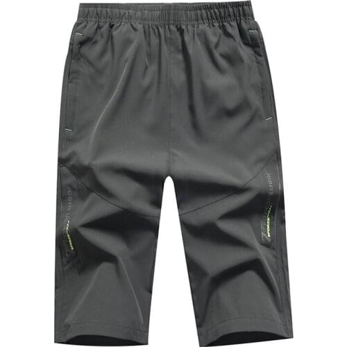 Pants Summer Mens 7 Minutes Pants Casual Baggy Pants Loose Overall Man Male Short Trousers Mens Bottoms