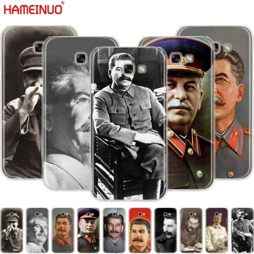 HAMEINUO Russian Stalin Ussr cell phone case cover for Samsung Galaxy A3 A310 A5 A510 A7 A8 A9 2016 2017 2018