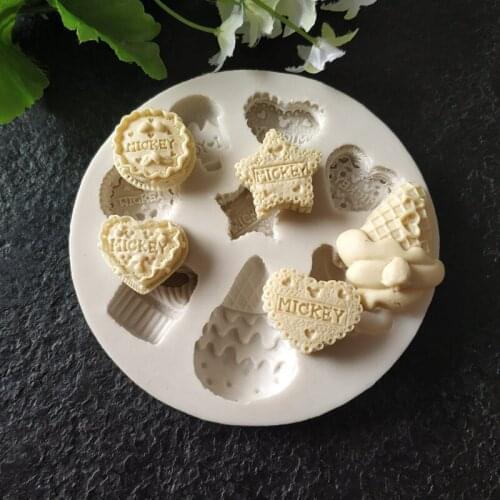 Dorable Ice Cream Shape Birthday Party Wedding Fondant Cake Decoration Molds Chocolate Handmade Soap Tool