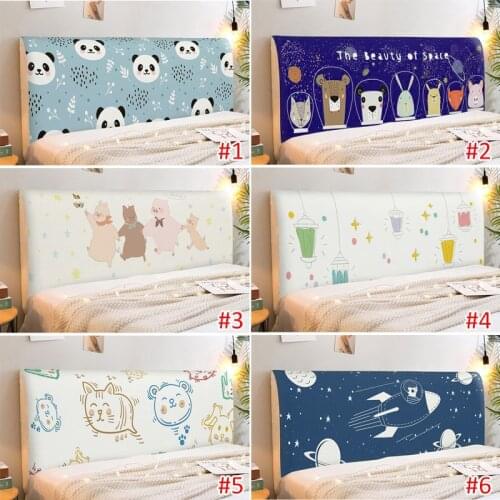 Elastic Headboard Cover Geometric Pattern King Bedspreads King Size Bed Head Cover Double Single Bedspread Home Decoration