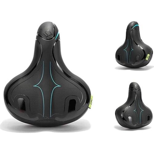 Inbike Bike Saddle Silicone Cushion PU Leather Surface Silica Filled Gel Comfortable Cycling Seat Shockproof Bicycle Saddle