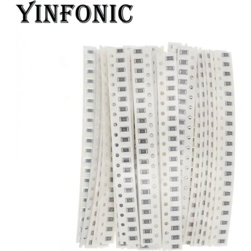 1206 SMD Resistor Kit Assorted Kit 1% (5Kinds Available) 0~39R/43R~560R/620R~12KR/15KR~220KR/240KR~5.1MR