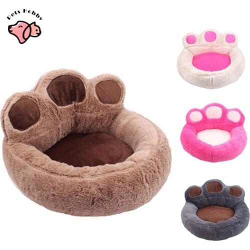 Pet Dog Beds For Large Dogs Small Cat Bed Super Soft Puppy Kennel House Plush Small Dogs Cushion Mat Sofa Pet Dogs Cats Supplies