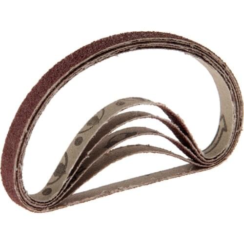 5Pcs 330*10mm Abrasive Sanding Belts Paper Grit 60 Air Belts Sander for Metallurgy Machinery Leather Grinding Polishing Tools