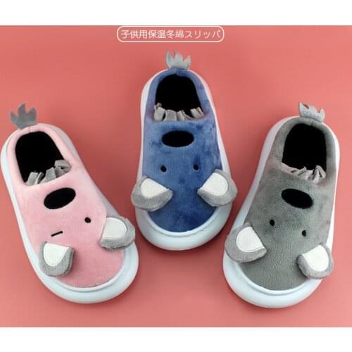 Ltofo Winter kids Koala sneakers Children Mule Non slip Toddlers boys Girls Cartoon Plush flat Slippers Indoor Floor Warm Shoes