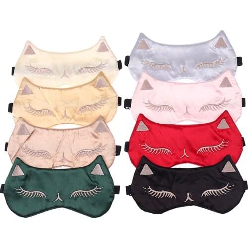 Soft Portable Eye Mask Fast Sleeping Eyeshade Cover Eye Masks Shade Patch Women Men Blindfold Travel Sleepmasker