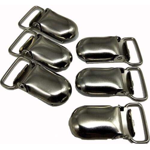 Lead Free Metal Pacifier Paci Suspensorio Suspender Clips Holders Clip Holder Cloth Accessories 15MM 20PCS/LOT