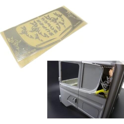 Rc Car Shell Body Stickers Sets For 1:14 Scale Model Cars TAMIYA Tractor SCANIA R620 56323 6X4 Toy Truck DIY Part