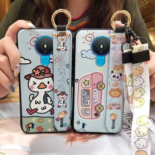 New Waterproof Phone Case For Nokia 1.4 Cute Soft Anti-knock Back Cover Glitter Beautiful