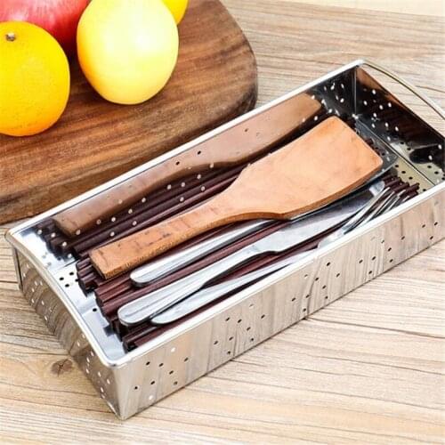 Chopstick Spoon Bucket Knife Fork Dinnerware Racks Kitchen Tableware Storage Box Kitchen Accessories