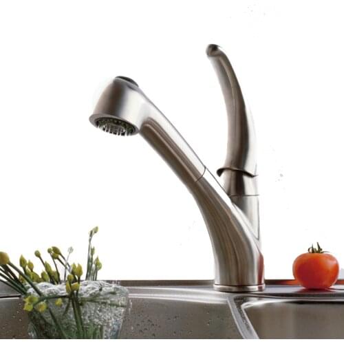 SUS 304 Stainless Steel New Design Pull Out Kitchen Faucet Water Sink Mixer