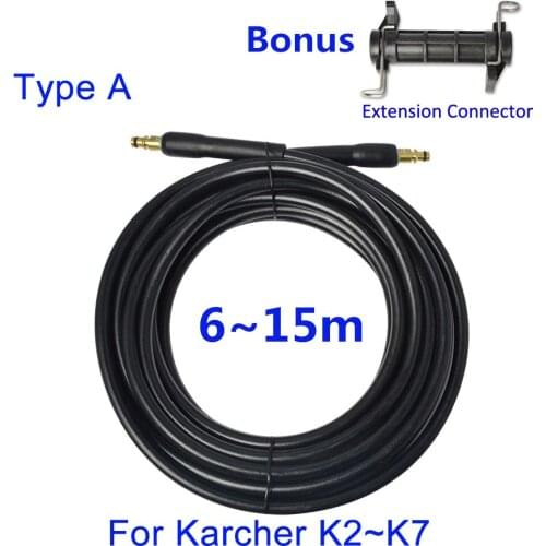 6 10 15 Meters Quick Connect With Car Washer Extension Hose Gun High Pressure Washer Hose Working For Karcher K-series