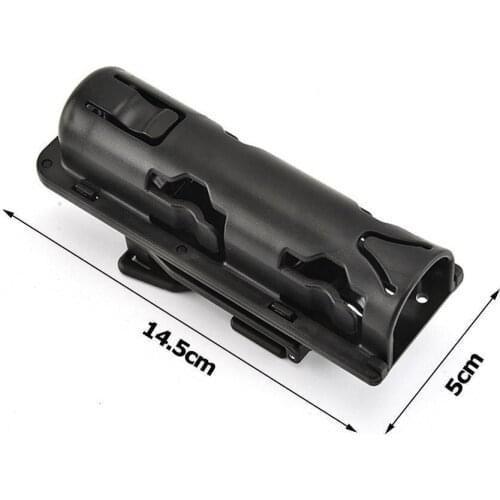 Universal 360 Degree Rotation Baton Case Holster Black Holder Safety Outdoor Survial Kit EDC Tool