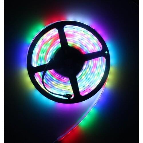 WS2811 Led Pixel Strip Dc12v 30leds/m 5m/roll Digital Stirp Rgb Full Color Waterproof Ip67 Individually Addressable LED Light
