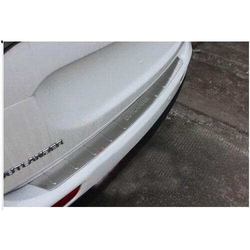 Rear Bumper Protector sill plate cover For Mitsubishi Outlander 2013 2014