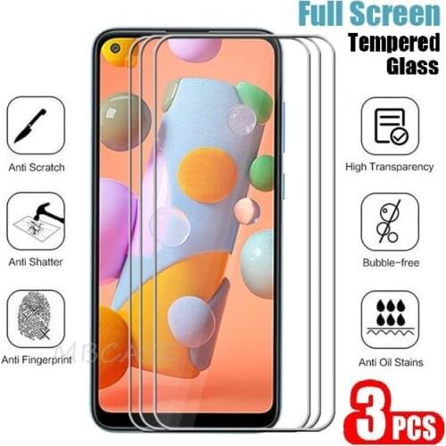 3PCS Screen Protector Glass for Samsung A6 A8 Plus 2018 J4 J6 Plus J8 J7 C8 A7 A5 A9S A9 2018 Protector Flim Tempered Glass