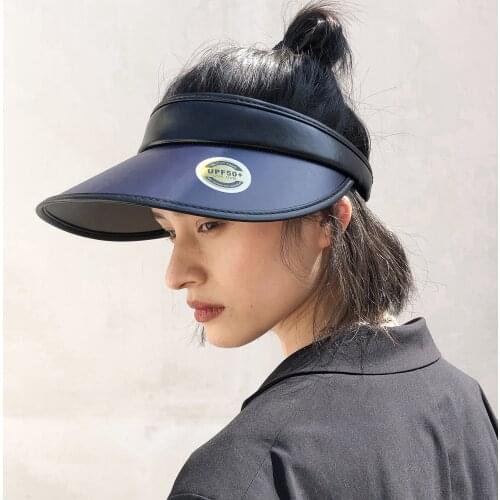 Summer Visor Cap For Women Anti-UV UPF 50+ Sun Protection Adjustable Multi-Functional Breathable Soft Sunhats