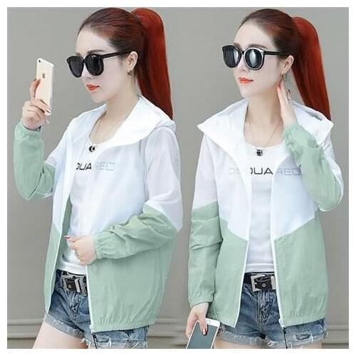 Spring Summer Women Sunscreen Jacket Sun Proof and Sun Protection Thin Loose Jacket Lady Casual Sun Anti Uv400 Jacket