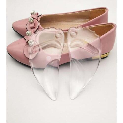 1pair Women Shoe Pads Forefoot Cushion Silicone Massage Non Slip High Heels Insole Pain Relief Metatarsal Ball Foot Support Sole