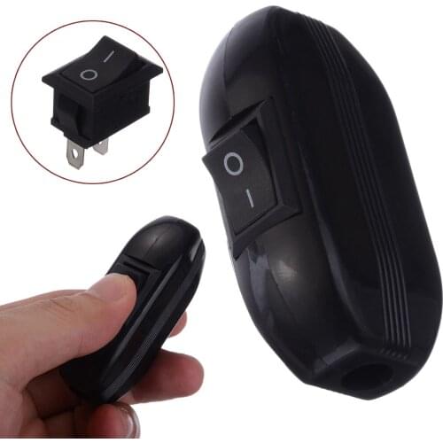 1PC Lamp Switch Controll 250V AC/6A 2-Core Cable In-Line ON/OFF Switch For Lamp Light Cord Accessories