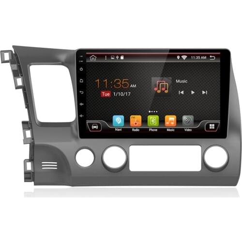 10.1" Android 10.0 Car Multimedia For Honda Civic 2006-2011 Audio 4 Core Navigation 2+32G Car Radio Stereo Navigation DVD
