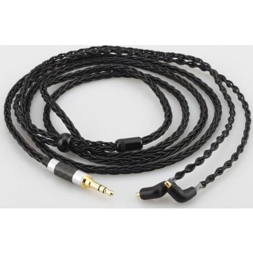 Audiocrast 3.5mm 2.5mm XLR 4.4mm 8 Core Silver Plated OCC Earphone Cable For Etymotic ER4 XR SR ER4SR ER4XR ER3sr er3se