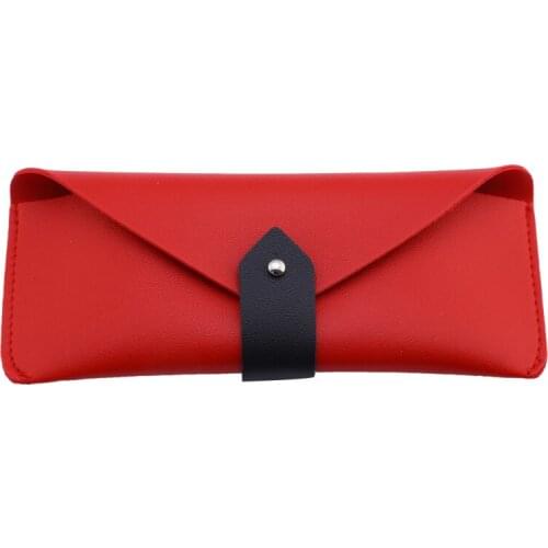 PU Leather Eyewear Cases Cover For Sunglasses Womens Eyeglasses Case Men Reading Glasses Box With Metal Buckle Eyewear Cases