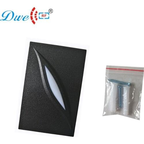 DWECC RF access control card reader 125khz or 13.56mhz EM rfid water-proof reader for door control