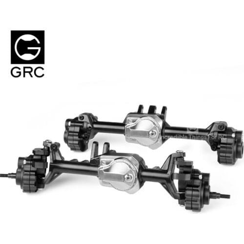 GRC G2 Ackermann Metal Axle Housing & Portal Drive Housing Set #Casting For TRX4 Defender G500 Bronco Blazer #GAX0121BFB