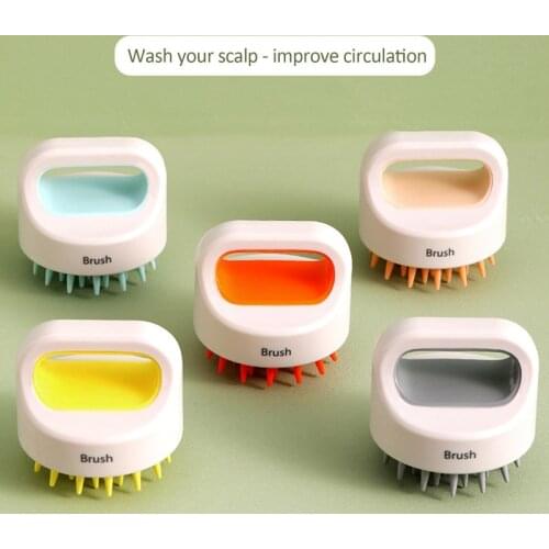 Head Wash Clean Care Hair Root Itching Scalp Portable Massage Comb Shower Brush Bath Spa Anti-dandruff Shampoo Bathroom Tools