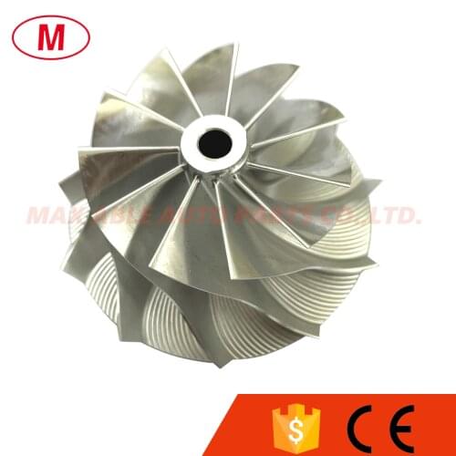 GT15-25 41.93/55.69mm 11+0 blades Performance Turbo Billet compressor wheel/Aluminum 2618/Milling wheel for turbocharge CHRA