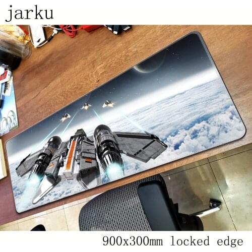 Star Citizen mousepad 900x300X2MM Customized Computer mouse mat gamer gamepad pc gamer gel gaming mousemat office padmouse