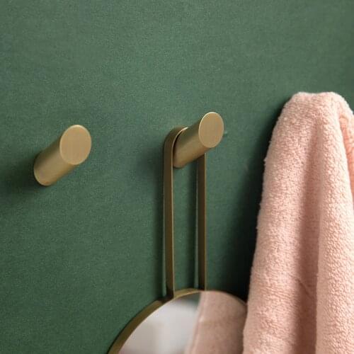 Brass Hook For Wall Bathroom Hook For Hanging Coat Hook Towel Hook Clothes Hook Robe Hook for Keys Furniture Hardware