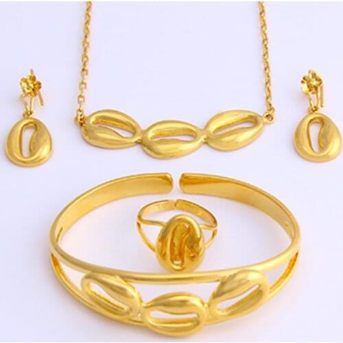 Fansheng hot selling Ethiopia baby brave health anniversary gift jewelry sets