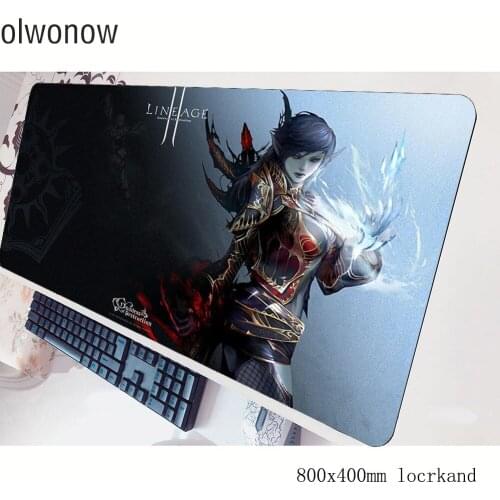 Lineage 2 mouse pad gamer 80x40cm gaming mousepad Halloween Gift notbook desk mat Fashion padmouse games pc gamer mats gamepad