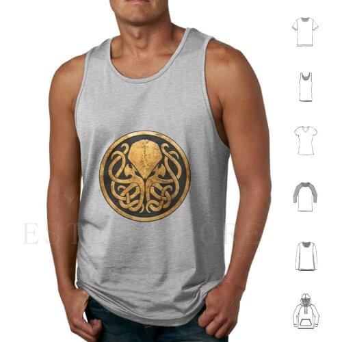 Cthulhu Tank Tops Vest Sleeveless God Cthulhu Cthulu Greek Roman Cult Movie Call Call Of Cthulhu Hp Hp Rlyeh